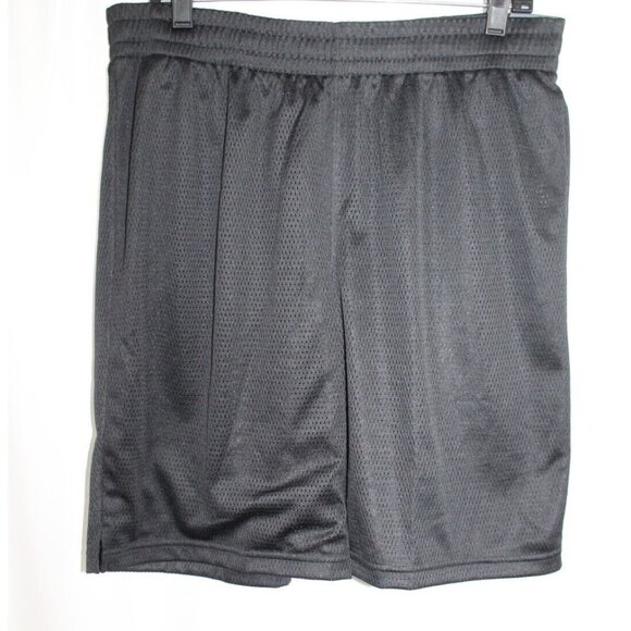 NWT DSG Men's Black Pocketless Mesh Training Shorts L 10'' Inseam Athletic Fit - Picture 2 of 8